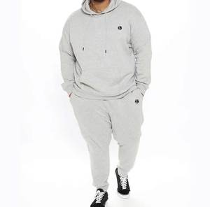 Chándales de Jersey personalizados OEM para hombre Sudadera con capucha de algodón de rizo francés y conjunto de Jogger Streetwear para la temporada de invierno - Product Image 1