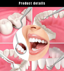 Nueva llegada calidad superior 5 / 4 / 3 piezas kit de herramientas dentales Kit de higiene dental para Limpieza de dientes - Product Image 6