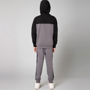 Conjuntos de 2 piezas de moda Chaqueta y pantalones con capucha y cremallera de manga larga Ropa para niños Chándales Ropa deportiva - Product Image 4