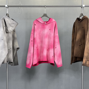 Custom 3D Puff Custom Pullover Hoodie French Terry 100% Cotton Print Acid Wash Cut Boxy Cropped Hoodie Playeras De Hombre - Product Image 3