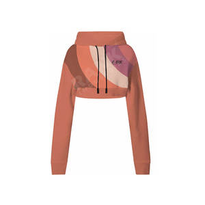 Nouveauté Crop Top Femme Sweat-shirts Vente Chaude 100% Coton Crop Top Femme Sweat-shirts En Vente - Product Image 1