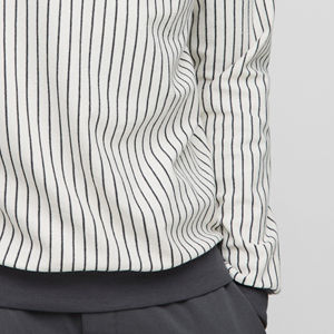 Rugby de haute qualité, couleur personnalisée, pour chemises, classique, manches longues, décontracté, respirant, en toile tricotée, 100% coton biologique, pour hommes - Product Image 2