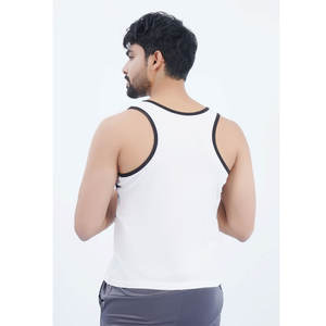 Logo personnalisé coton hommes hommes Muscle Gym course Stringer débardeurs musculation Fitness débardeurs - Product Image 2