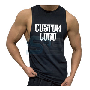 Qualité supérieure Hommes Débardeur Personnalisé Gym Wear Muscle Tee Respirant Séchage Rapide Sans Manches Gilet Tricoté Tissage Vente Chaude - Product Image 5