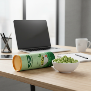 Nueces Tostadas Saladas con Sabor a Pudina de Menta 80g Sin Gluten, Altas en Proteínas, Bajas en Grasas, Ecológicas, en Lata Estilo Pringle - Product Image 2