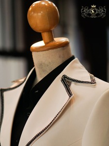 Pantalon en tissu de laine 100% pour femme, antistatique, plissé sur le devant, costume d'affaires, simple boutonnage, fermeture éclair, braguette - Product Image 2