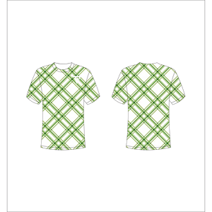 Camiseta de Manga Corta a Cuadros para Hombre, Cuello Redondo, Corte Regular, Informal, Transpirable, de Poliéster, Trackstar OEM, Marca Privada TSI-G05-P0748 - Product Image 1
