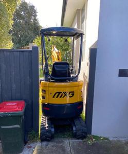 Mini-excavatrice MXG XE15U, moteur diesel Yanmar, capacité de 1300 kg, flèche pivotante, chenilles extensibles, sans queue, Liebherr, Komatsu, Hitachi - Product Image 5