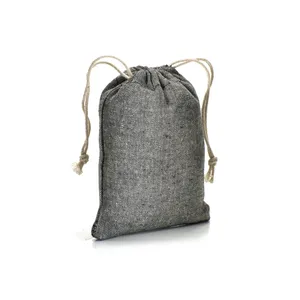 Sacchetti Sportivi Ecologici in Cotone Riciclato con Coulisse, Borsa Promozionale Sostenibile per Gadget - Product Image 2