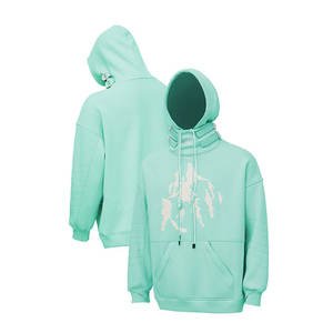 Chaud personnaliser couleur unie hommes Snowboard à capuche manches longues cou couverture hommes Snowboard à capuche - Product Image 3