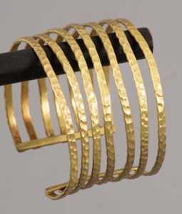 Ensembles de bracelets en laiton sur mesure, de manchettes et de bracelets avec incrustation de résine et incrustés de pierres idéales pour les magasins de bijoux de mode - Product Image 5