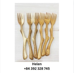 Cuillère de cuisine en bois unique écologique en gros, portable et jetable, livraison rapide à bas prix - Product Image 6