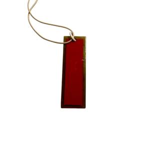 จี้ห้อยคอทำมือจากเขาสัตว์ ชุบแลคเกอร์ รูปทรงห้อยระย้า สไตล์ทันสมัย สำหรับเป็นของขวัญวันครบรอบสำหรับผู้หญิง - Product Image 1