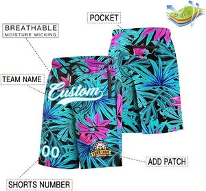 Pantalones cortos de baloncesto de tela transpirable de secado rápido con diseño de sublimación de logotipo personalizado de alta calidad, malla de poliéster 100% - Product Image 2