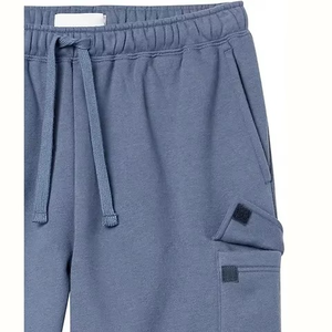 Pantalones de chándal Cargo de lana de peso pesado en blanco personalizados pantalones Cargo Jogger con múltiples bolsillos pantalones de hombre lavados - Product Image 5