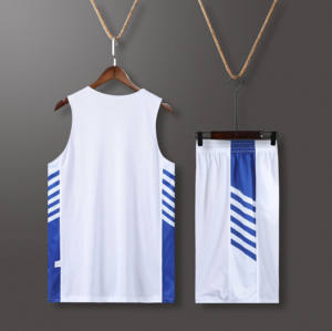 Ensemble uniforme de basketball réversible personnalisé en polyester pour hommes, maillot et short de basketball, ensemble uniforme - Product Image 5