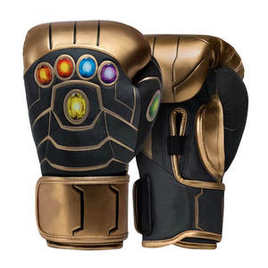 Gants de boxe professionnels en cuir, logo personnalisé, haute qualité, gants d'entraînement pour le sparring, personnalisables, OEM/ODM disponible - Product Image 1