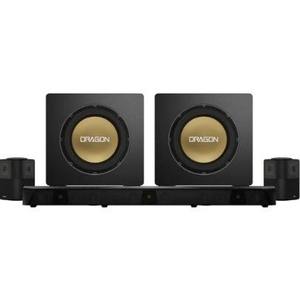 Système de son surround domestique DRAGON original et neuf avec double caisson de basses de 12 pouces - Product Image 2