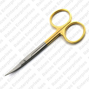 กรรไกรตัดไอริสสีสเตนเลสสตีลน้ำหนักเบาแบบมืออาชีพใช้งานง่ายเครื่องมือทางการแพทย์สำหรับการตกแต่งผ่าตัด - Product Image 5