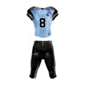 ชุดเครื่องแบบอเมริกันฟุตบอลแบบปรับแต่งได้แห้งเร็วและระบายอากาศได้ดีมีหลายสไตล์และหลายสีแขนสั้น - Product Image 1