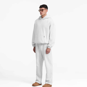 Sweat à capuche zippé pour homme avec logo personnalisé, orné de strass, en molleton 100 % coton, respirant, séchage rapide, avec poche - Product Image 3