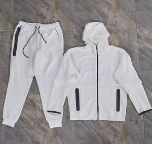 Chándal de calentamiento con cremallera de calidad premium para hombre, traje deportivo ajustado para correr, trotar, transpirable y directo de fábrica - Product Image 3