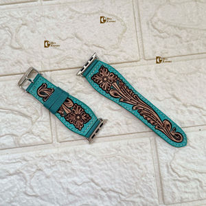 Bracelet de montre en cuir véritable multicolore usiné à la main 2025 fermeture ouverte personnalisée usage quotidien sangles de remplacement souples légères - Product Image 1