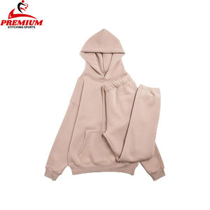 Ensemble pantalon de survêtement et sweat à capuche empilés unisexe survêtement personnalisé vêtements de rue logo personnalisé survêtements baggy en polaire coupe-vent pour hommes - Product Image 6