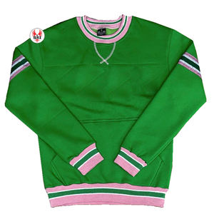 Pull-over formel pour femme de haute qualité, imprimé Alpha Kapa, col rond, sweat-shirt épais, tricoté, respirant, anti-rides - Product Image 3