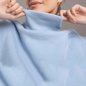 Sudadera informal personalizada para mujer de talla grande lisa de gran tamaño suelta en blanco de lana larga - Product Image 2