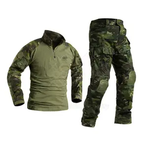 Tático Paintball Camisa de Manga Longa e Calça dos homens Conjunto Totalmente Personalizado Design Uniforme de Paintball dos homens