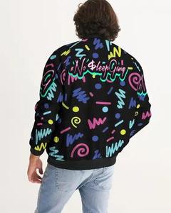 เสื้อแจ็คเก็ตเบสบอลคลาสสิกชุดกีฬาเสื้อแจ็คเก็ตกันลมขายส่งเสื้อแจ็คเก็ตบินทิ้งระเบิดเปล่าแบบกําหนดเองของผู้ชาย - Product Image 4