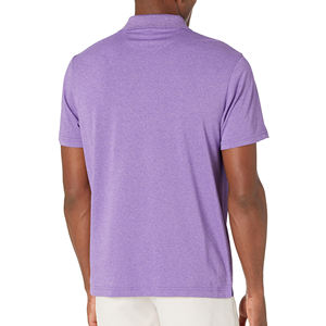 Moda de verano para hombre para Polo Casual Slim Color sólido manga corta lona-Men's Essentials - Product Image 4