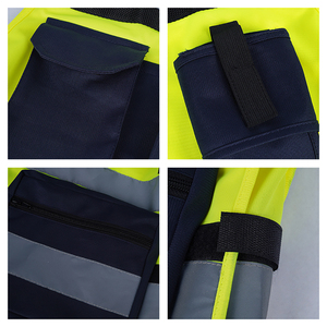 Chaleco de Seguridad Reflectante de Nuevo Estilo, Transpirable, de Poliéster, Certificado CE, Alta Visibilidad, la Mejor Calidad - Product Image 3