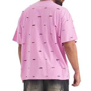 Camisetas Vintage Unisex de Alta Calidad, Bordadas Personalizadas, 100% Algodón, Logotipo Frontal, Venta al Por Mayor para Hombre - Product Image 3