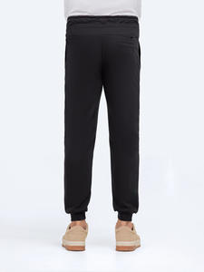 Pantalons de survêtement en molleton de haute qualité en gros, sans marque, avec poches, logo personnalisé, pantalons de survêtement surdimensionnés pour hommes - Product Image 4