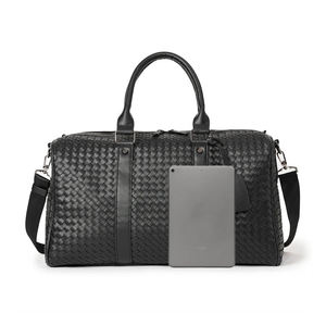 Bolsa de Viaje de Cuero 2024 para Hombre y Mujer, Bolsa de Equipaje de Mano, Bolsa de Viaje Masculina de Gran Capacidad - Product Image 4