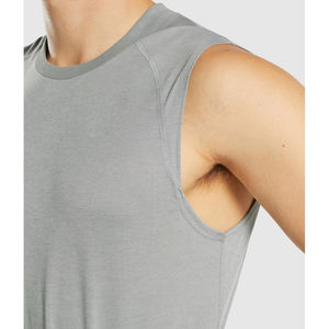 Débardeurs de sport sans manches pour hommes, compression, col montant, polyester et élasthanne, qualité supérieure, fitness - Product Image 5