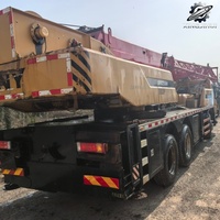 SANY STC250 Truck Crane 25 Ton Mobile Lifting Crane Mesin Weichai Baru SANY Construction Truck Mounted Crane Hoist Machinery