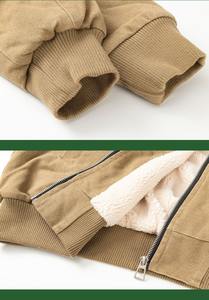 Vestes en toile personnalisées pour hommes, style vintage, vêtements de travail d'hiver rembourrés pour l'extérieur, taille XS avec fermeture à glissière - Product Image 2