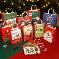 Sacs cadeaux de Noël en papier kraft de luxe, vente en gros d'usine, avec matériaux recyclés pour l'artisanat et la fabrication de bougies