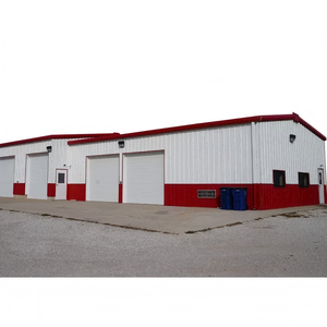 Almacén <span class=keywords><strong>de</strong></span> acero prefabricado <span class=keywords><strong>de</strong></span> diseño industrial moderno personalizado, taller prefabricado moderno completamente amueblado y edificio <span class=keywords><strong>de</strong></span> cobertizo - Product Image 1