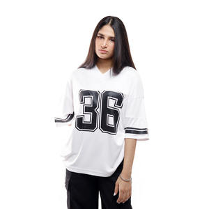 2025 hombres de talla grande más vendidos OEM poliéster ropa deportiva logotipo impreso cuello en V camisetas de fútbol para hombres - Product Image 4