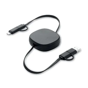 Câble de charge rétractable personnalisé LINE USB Gadgets promotionnels - Product Image 6