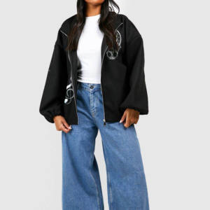 La chaqueta de bombardero estampada para mujer más vendida para otoño, ropa de calle transpirable de talla grande para uso al aire libre para niñas - Product Image 2