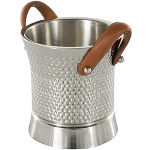 Seau à glace de luxe en acier inoxydable, articles de bar haut de gamme, seau à glace moderne et unique pour événements, seau à glace artistique et écologique Zahid Exports - Product Image 3