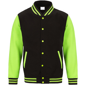Chaquetas universitarias personalizadas de la mejor calidad para hombre, chaquetas con mangas de cuero OEM para equipo de baloncesto de secundaria, ropa deportiva acolchada, chaqueta con letras - Product Image 1