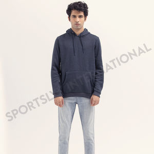 Sudadera con Capucha Unisex de Felpa 100% Algodón de 320 g/m², Logotipo Personalizado, Corte Regular, Gruesa, Bordada, Diseño Sólido, Transpirable para Invierno - Product Image 6