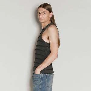 Custom Logo Printing Men's 100% Cotton Hooded <b>Tank</b> <b>Top</b> Quick Dry Comfortable and Breathable for Gym Training - Product Image 3