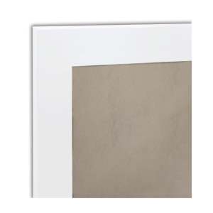 Minimalist Decor White Wood Poster <b>Frame</b> 60 X 180cm Made of MDF with <b>Plant</b> Pattern - Product Image 4